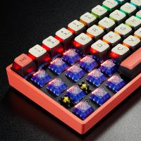 黑峡谷HyekuBOX机械键盘 无线蓝牙三模热插拔键盘 68键RGB游戏键盘 浅红深海声轴