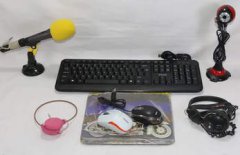 出售无线鼠标、键盘、话筒等多件电脑外设(赠摄像头)